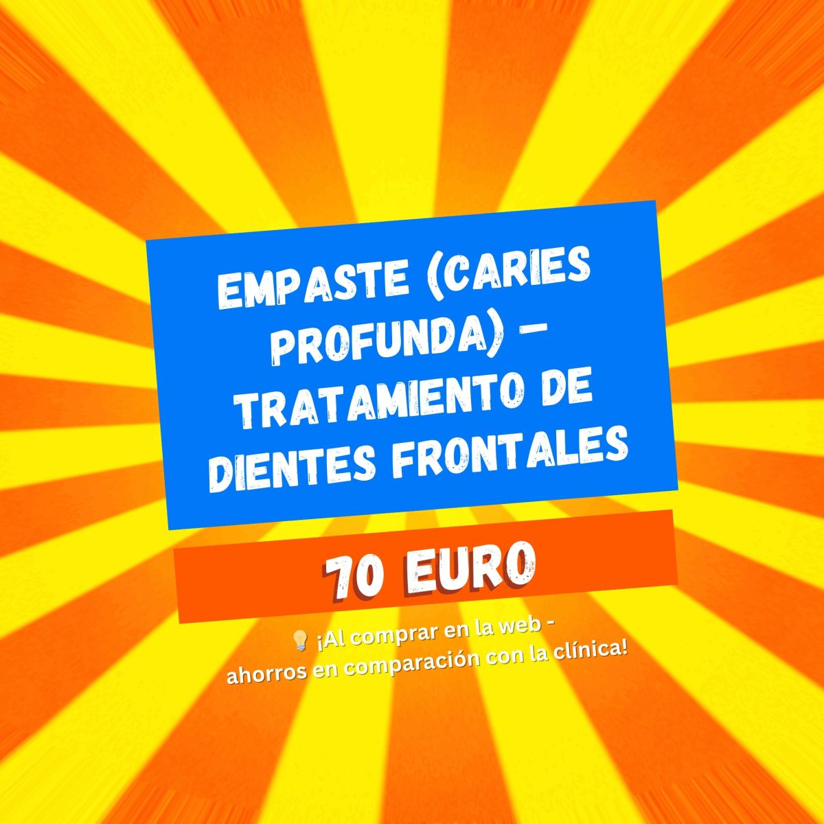Empaste (caries profunda) – Tratamiento de dientes frontales Empaste (caries profunda) – Tratamiento de dientes frontales